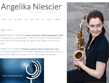 Tablet Screenshot of angelika-niescier.de